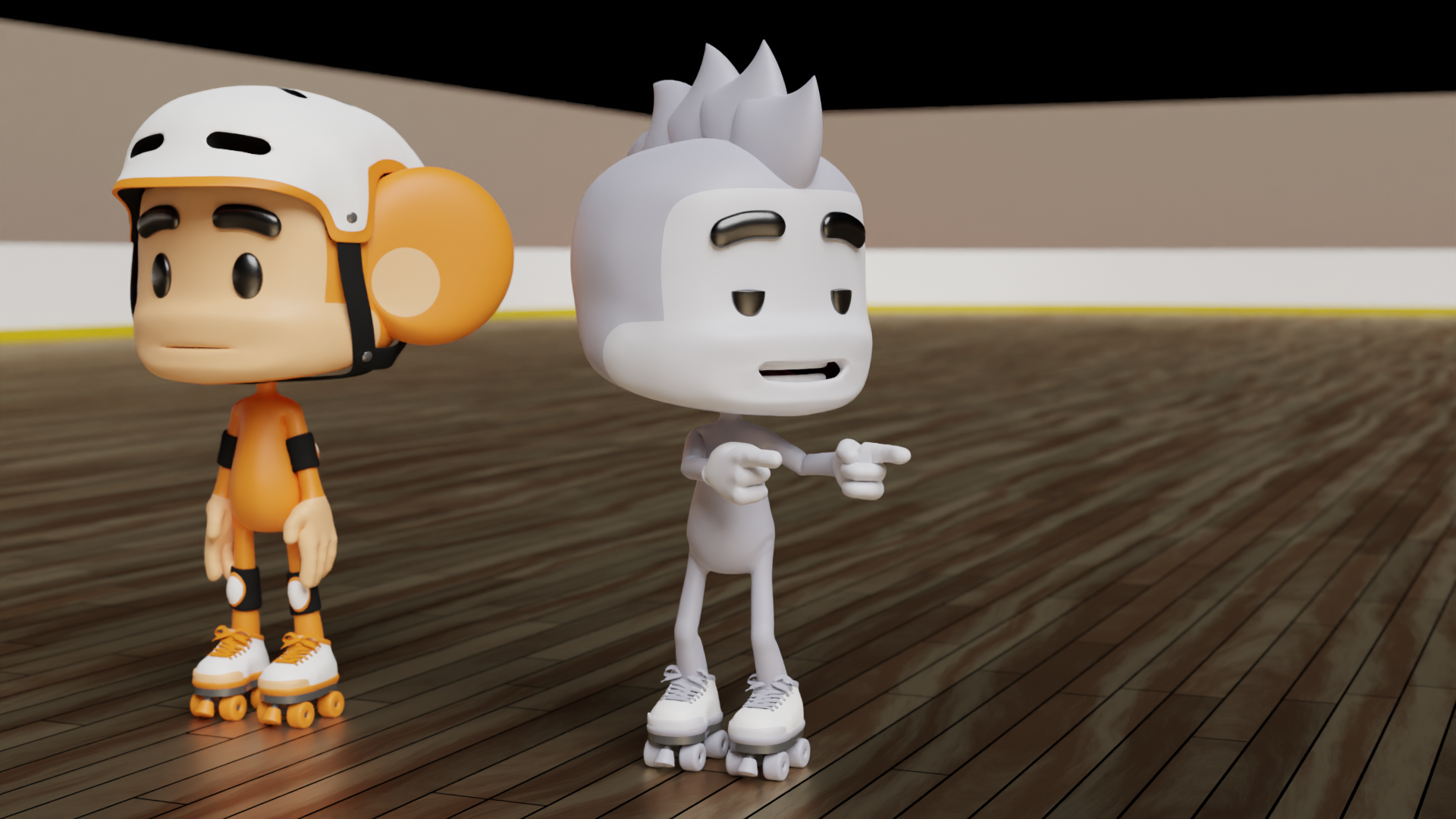 Gimble and Didgeridoo skating