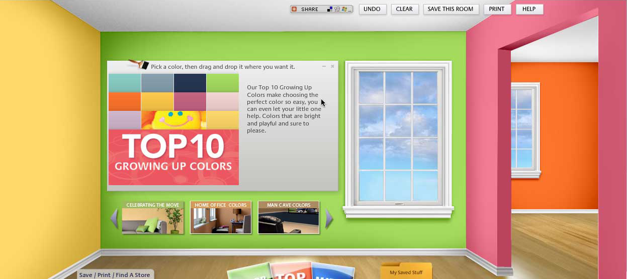 Glidden room painter