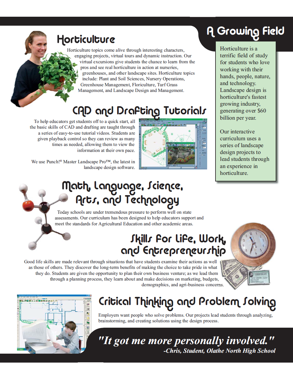 horticulture brochure