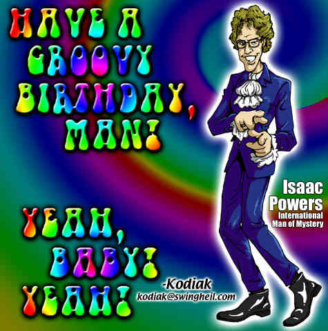 Isaac Hanson as Austin Powers